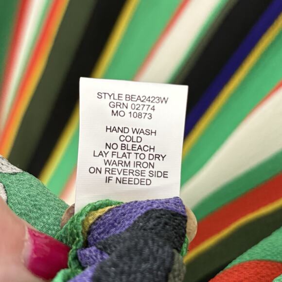 NWT Anthropologie Fig and Flower Tunic Top Women’s Size 3X Floral Stripe - Picture 6 of 6